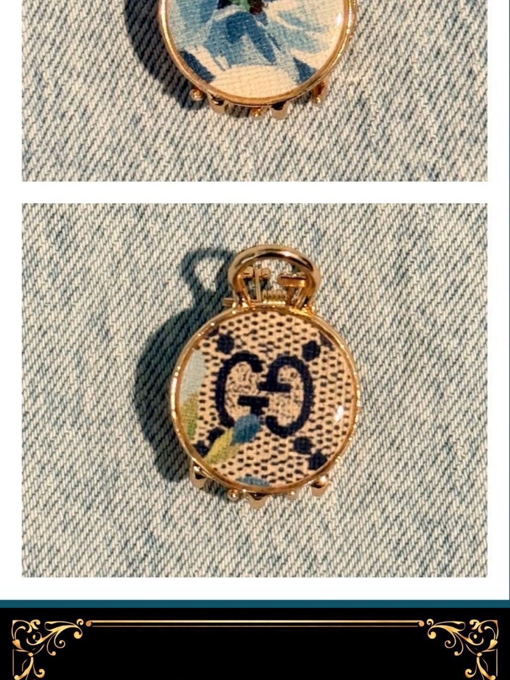 Gucci bloom up cycled small hair claw clip brand new !! - Picture 5 of 6